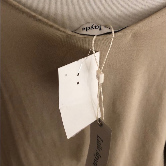 NWT LAILA JAYDE SCOOP NECK LONG SLEEVE - Picture 3 of 4